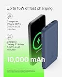 Belkin 10000mAh portable power bank, 10K USB-C portable charger with 1 USB-C port and 2 USB-A ports, battery pack for up to 15W charging for iPhone, Samsung Galaxy, AirPods, iPad, and more - Blue - Image 5