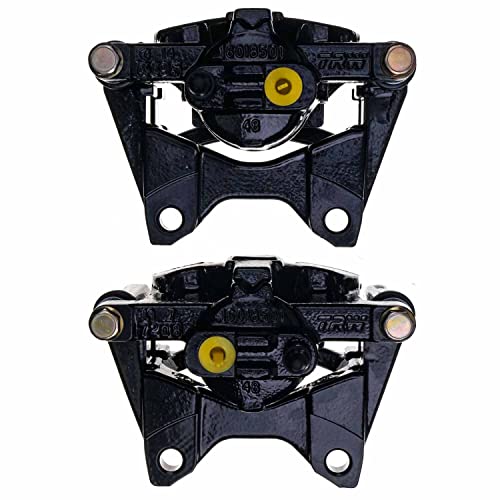 Power Stop S5046Blk Rear Pair Of High-Temp Black Powder Coated Calipers #TOP15