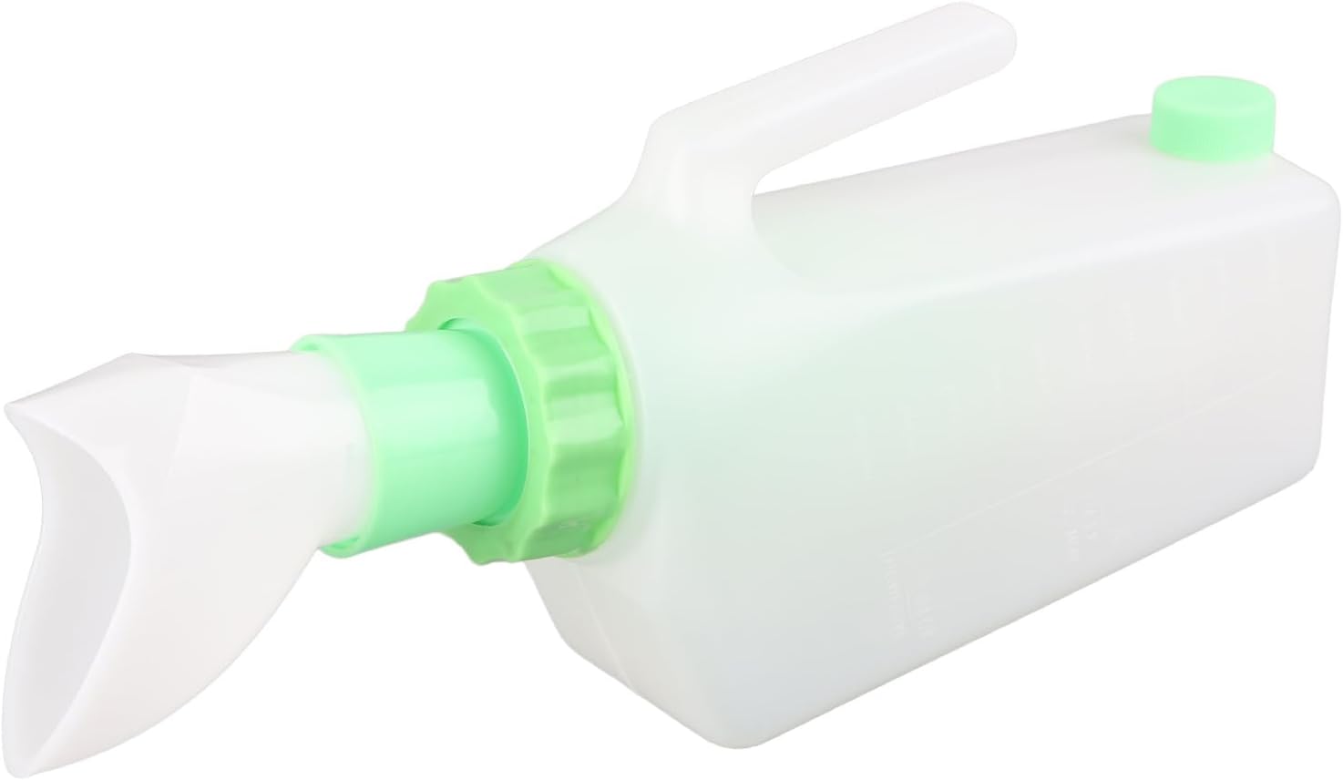 Orinal portátil para mujeres, 33 onzas con tapa a prueba de derrames, capacidad grande, para viajes, uso médico o en cama, unisex miniatura 1
