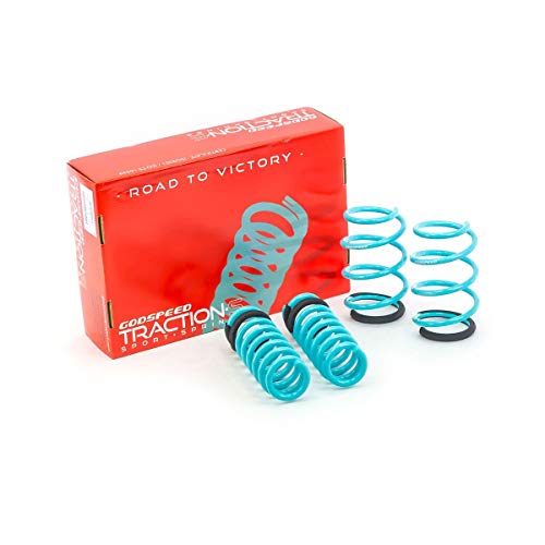 Godspeed LS-TS-BW-0003-A Traction-S™ Performance Lowering Springs, Set of 4, compatible with BMW 3-Series 2012-2017(F30)