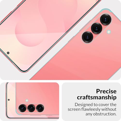 Image of ArmourPro Tempered Glass Screen Protector for Samsung Galaxy S25 Plus 5G (6.7 Inch) With Back Nano Membrane, Edge-to-Edge Protector Coverage With Easy Cleaning Kit | Black