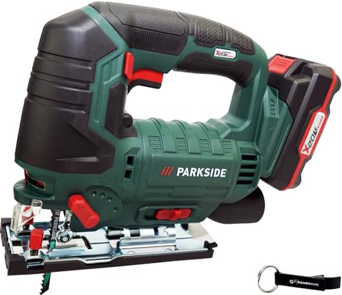 HEADNMORE® Bundle Parkside PSTDA 20-Li C3 - Sierra de calar (batería de 20 V, incluye llavero