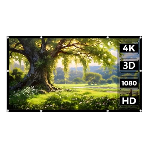 Pantalla de proyector plegable HD 16:9 120 pulgadas