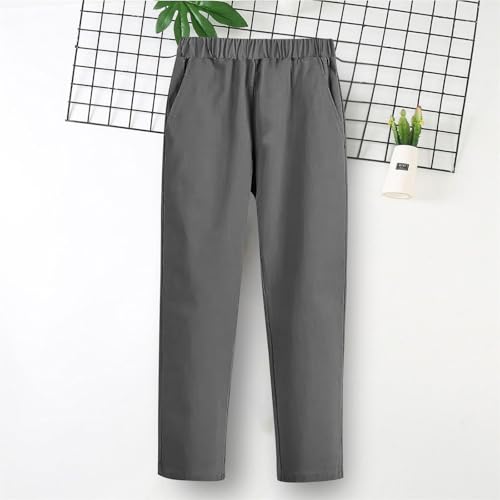 Kids Uniform Pants Boys Girls Suit Pants Elastic Waist Pull-on Straight Leg Dress Pant for Casual, Formal Wear2