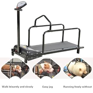 Electric Dog Treadmill for Large, Medium & Small Dogs - Pet Fitness Running Machine, Quiet Motor, Adjustable Speeds & LCD Display - Indoor Exercise Equipment for Dogs Cats