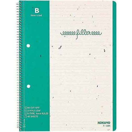 Kokuyo S & T Filler Notebook - A5 Size, B5 Ruffled Margin, 40 Sheets, Pack Of 10 Books - View #7