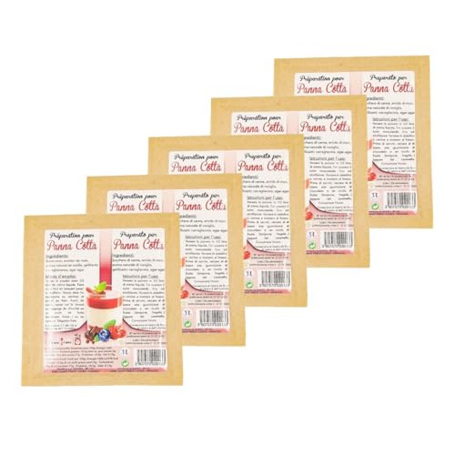 Lote de 5 bolsas de 40 g de Panna cotta