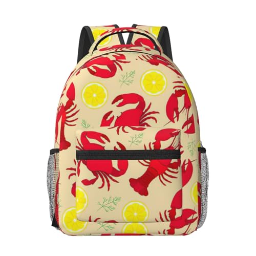 Sac à dos ordinateur EdWal imprimé homard original et robuste