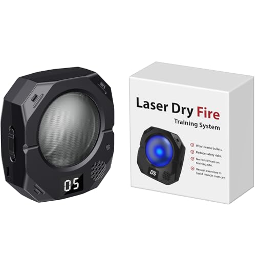 Alizwayle Dry Fire Training System,Portable Fast Charge Electronic Target Compatible with Most of Training Cartridges 9mm for Practive (Upgraded)