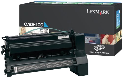 Lexmark Cartouche Toner Cyan LRP HC 0C780H1CG consommable imprimante laser
