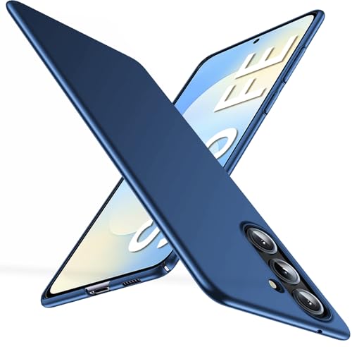 Coque Samsung S25 FE 5G protection plastique dur rigide antichoc bleu