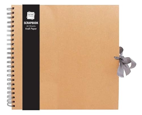 MantraRaj Großes Scrapbook 40 Kraftpapier Scrap Book DIY Scrapbooking Instax Mini Foto Journal Album Perfektes Fotobuch für Hochzeit, Jubiläum, Geburtstag, Reisen, Freunde, Baby, Geschenk (Groß, MantraRaj Großes Scrapbook 40 Kraftpapier Scrap Book DIY Scrapbooking Instax Mini Foto Journal Album Perfektes Fotobuch für Hochzeit, Jubiläum, Geburtstag, Reisen, Freunde, Baby, Geschenk (Groß,