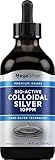 Piping Rock Colloidal Silver Liquid Drops | 10 ppm | 4 oz | Bio Active Premium Grade | Nano Silver Technology | Non-GMO, Gluten Free