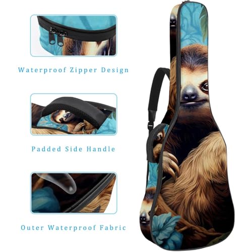 Sac pour guitare étanche 101,6 cm avec grand compartiment accessoires