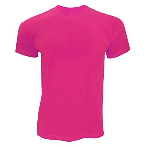 Fruit of the Loom Screen Stars Mens Original Short Sleeve T-Shirt (XL) (Fuchsia)
