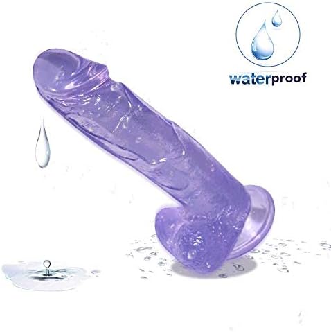 WARES 8 in 100% Made of Safe Materials Role Play Imitation Large and Long Suction Shower Equipment Ladies -1 -ERWBWT-Y…