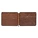 Produktbild Hellery Herren Echtleder Brown Geldscheinklammer Slim Wallet ID Kreditkarteninhaber - Braun, 12 x 8.8 x 1 cm