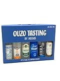 Ouzo Tasting by Jassas 6x 200ml in Geschenkbox | Variante 2 | Feinster Ouzo aus Griechenland | Ouzo Probierset | Geschenkidee