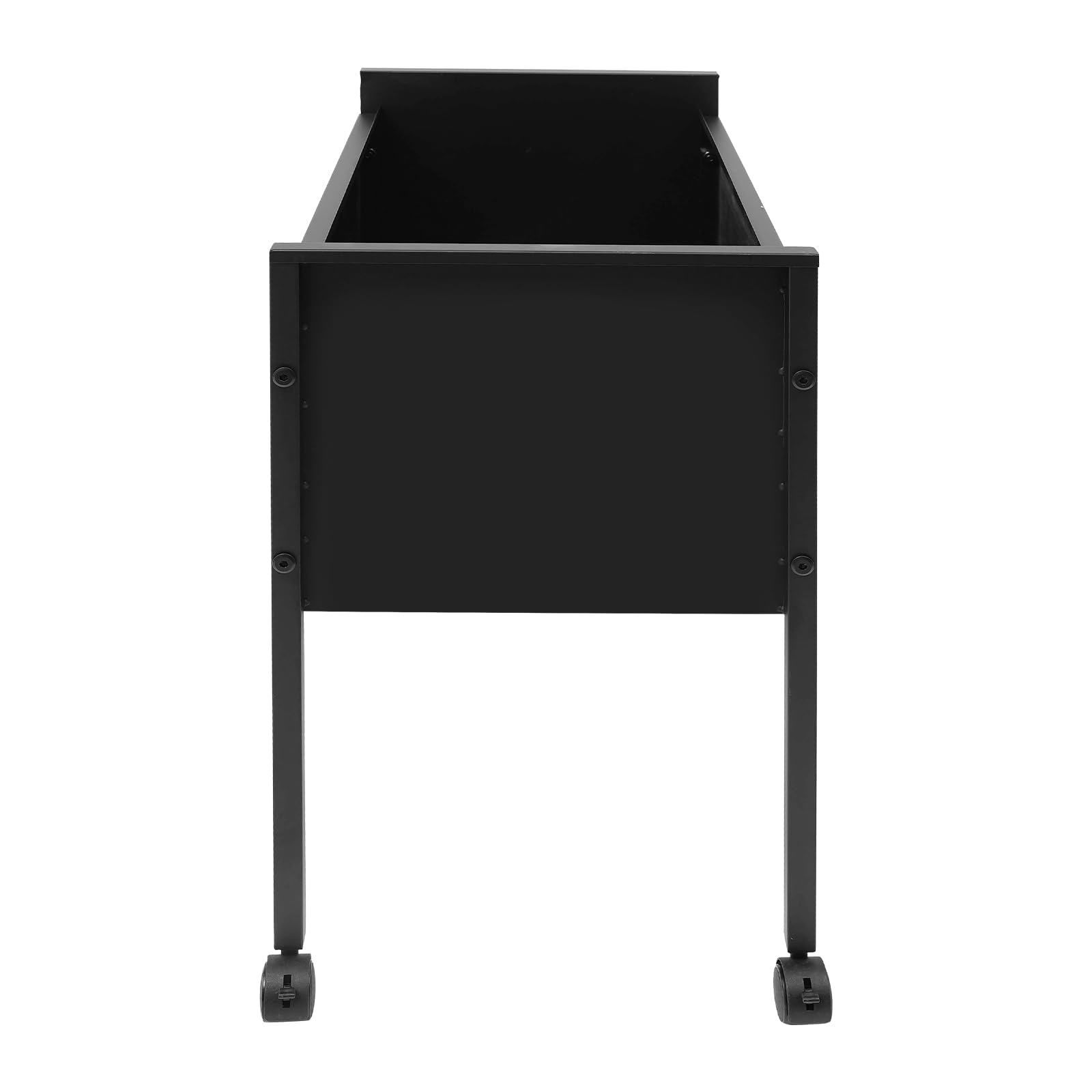 Cartellina sospesa 80/100 A4, in acciaio al carbonio, con ruote, carrello arrotolabile per cartelle sospese (nero, 80)