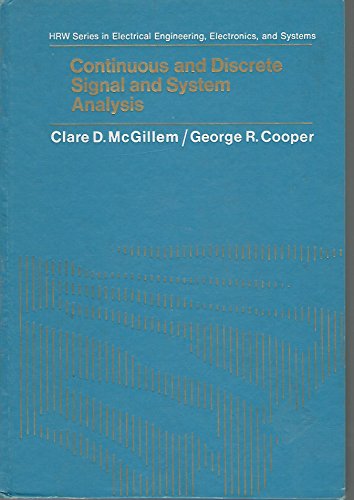 Continuous and discrete signal and system analy... 003084293X Book Cover