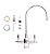 APEC Instant Hot and Cold Reverse Osmosis Drinking Water Dispenser Faucet Chrome (Arlington Faucet-HC-ARL-cm)