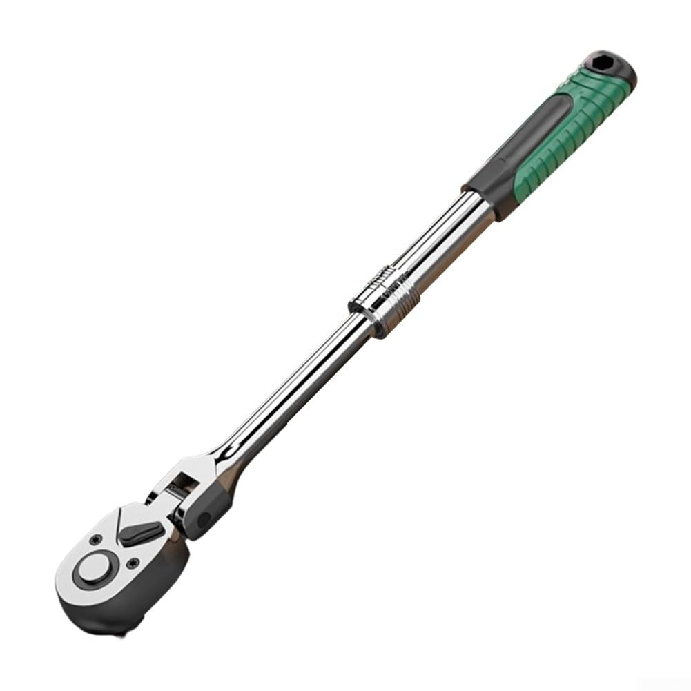 Clé à cliquet 3/8 chrome vanadium réglable outil fixation réversible
