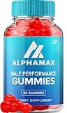 Indelo Alpha Max Gummies for Men – AlphaMax Male Performance ACV Gummies Apple Cider Vinegar 1000MG, Alfa Max Gummies Reviews, Vitamin B12 (1 Pack - 60 Gummies)