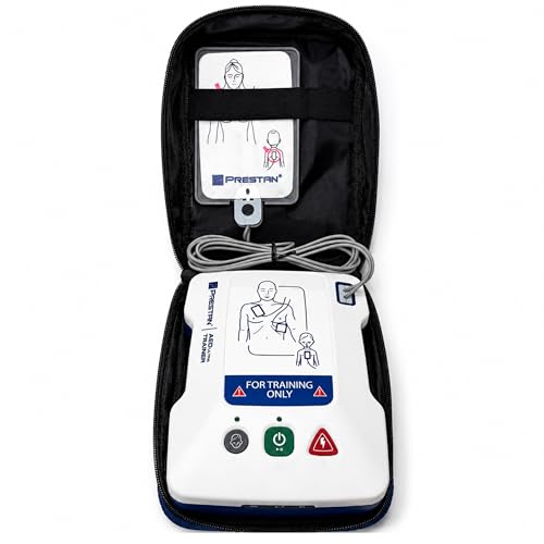 Image of Prestan AED Ultra Trainer Single Unit with English and Spanish Languages | Single AED UltraTrainer supports realistic AED practice with bilingual prompts for CPR classrooms and responders.