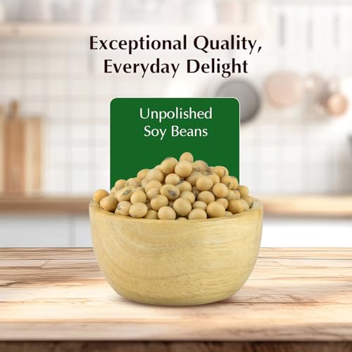 Image of Amazon Brand - Vedaka Premium Unpolished Soybeanv| 1 Kg | Soya Beans