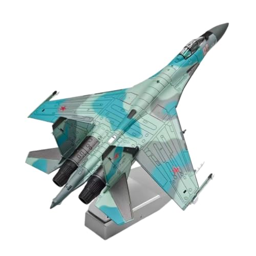 Avión de combate SU-35 réplica en aleación 1:100 el regalo ideal para veteranos de la aviación