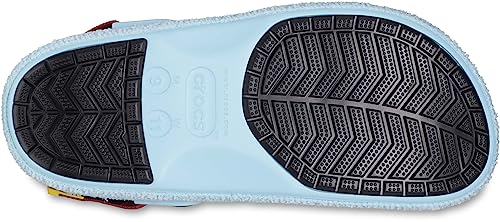 Image of Crocs Zen Garden Sensory Classic Slip Resistant Adjustable Terry Cloth Clog Arctic /Multi Men's 4, Women's 6 Medium