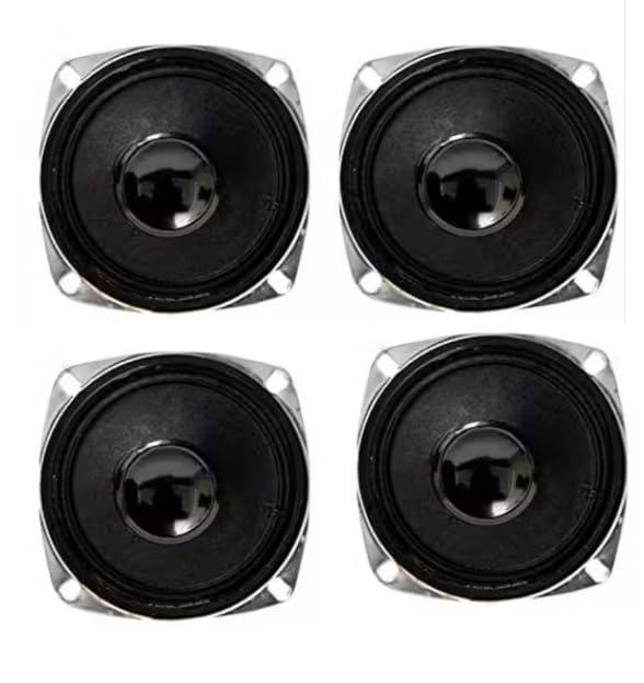 (Pack of 4) 3-Inch Car Speaker – Compact Full-Range Audio Speaker, 2-Way, 10-15 Watt Power,4 ohm Universal Fit for Door & Dash Installation.-image-23