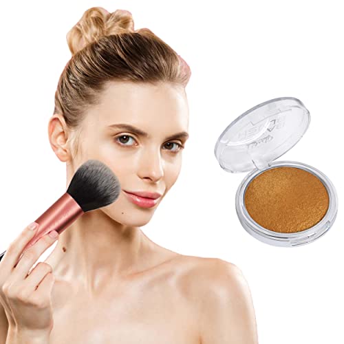 Image of Glam21 Baked Blusher | Highly Pigmented, Long Lasting | Illuminating Glow Finish | Smooth & Blendable Texture |Stays up to 8 hours | For All Skin Types | 6gm | Shade-01