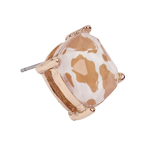 Riah Fashion Faceted Jewel Statement Stud Earrings - Square Cushion Cut Sparkly thumb #2