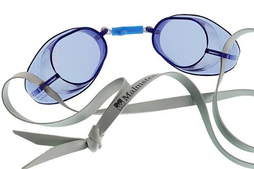 Malmsten Schwedenbrille Standard Schwimmbrille, Blau, Einheitsgröße