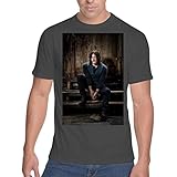 Middle of the Road Norman Reedus - Men's Soft & Comfortable T-Shirt PDI #PIDP909052, Black, Large