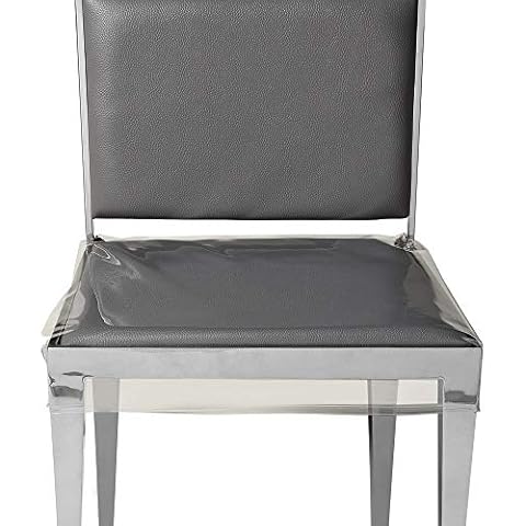 Zipcase 21 inches Bigger Size Dinning Chair Covers/Slipcovers - 2 Pack Stain, Water and Kitty Scratch Resistant Chair Protector with Adjustable Belt Strap & Hook-Loop Tape for Most Chair Cover