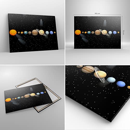 Quadro su Tela 100x70cm Stampe da Parete Universo