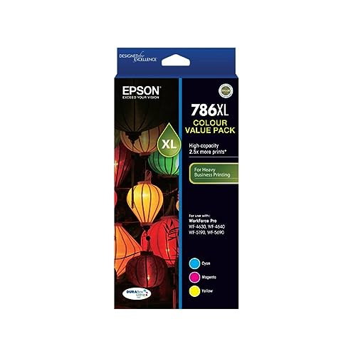 Epson T786XL cyan magenta jaune résout vos problèmes de cartouches vides en plein travail