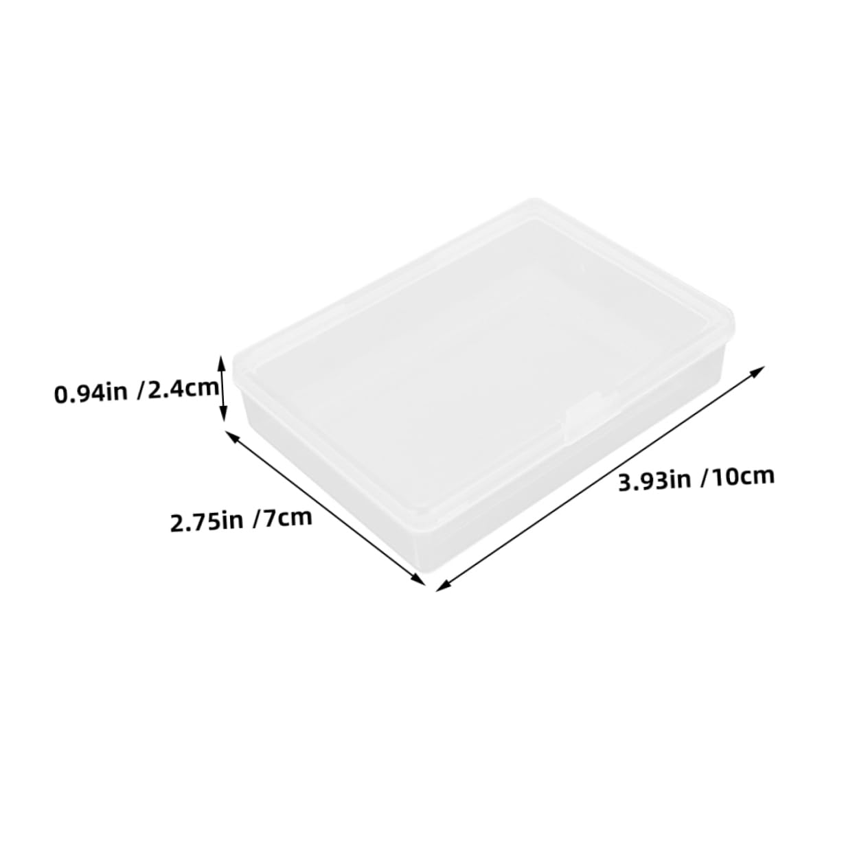 WOONEKY 12pezzi Scatole Trasparenti in Plastica Vuote Per Carte Da Gioco Custodia Carte Plastica Contenitore Per Trasparente Organizer Per Scatole Da Poker