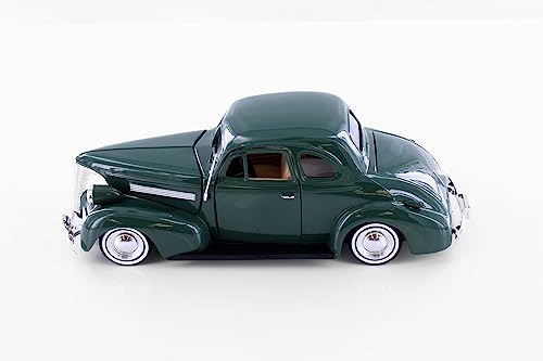 Modelo de Auto Clásico Coupe 1939 Verde 1:24 miniatura 5