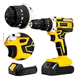 Parafusadeira Furadeira a Bateria 12V com Empunhadura Emborrachada, Bateria Recarregável e Carregador Bivolt