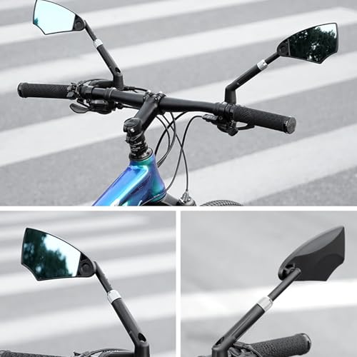 Reflector de manillar de bicicleta ajustable para evitar puntos ciegos en ruta 2