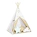 Tienda Tipi con Estera y cojinete - Scandinavian White