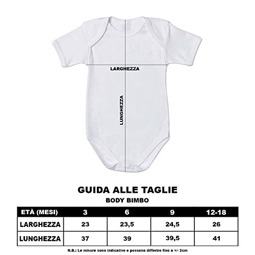 Body Neonato Bodino BimboAmore degli Zii