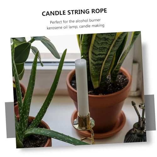Pabilo de Algodón Trenzado en Rollo para Velas DIY miniatura 6