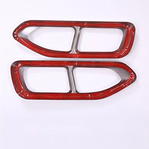 304 Stainless Steel Exhaust Outputs Tail Pipe Frame Trim Cover 2Pcs For BMW 7 Series G11 G12 730 740 750li 2016-2019 Auto Accessories (Black, Normal version)