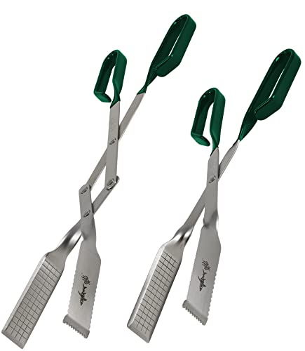 Pinzas para Parrilla 2-Pack 17" y 13" Acero Inoxidable miniatura 1
