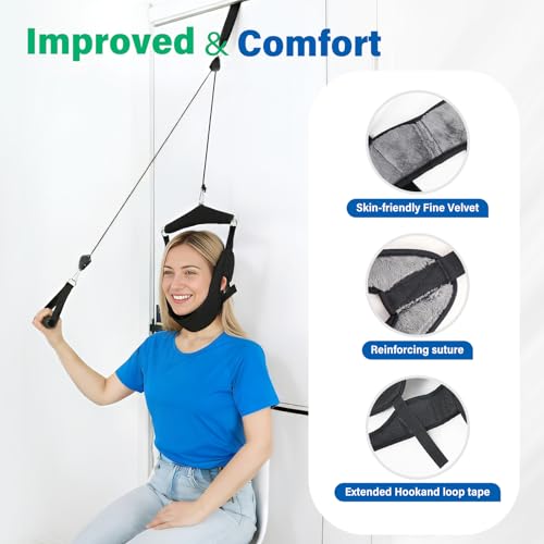 Neck Stretcher Zervikalen, Nackendehner, Doppelte Ratsche Hals Spannung Relief, für physikalische Therapie, Nackenschmerzen Zu Lindern, Wirbel Disk Herniat
