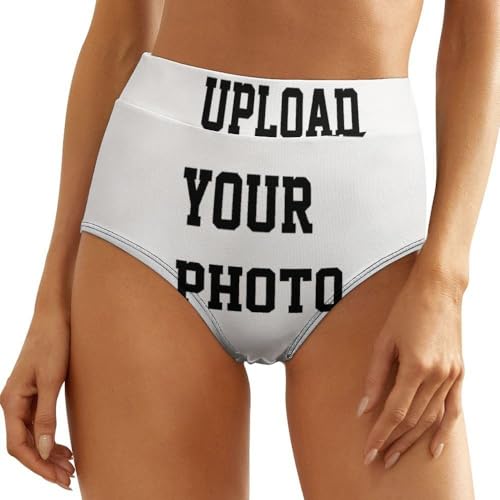 Photo de WunM Studio Boxer personnalisé pour Femme - Ajoutez Votre Photo - sous-vêtement Doux et Respirant - Boxer personnalisé Personnalisable - sous-vêtements Sexy et Amusants - Cadeaux - Personnalisé - XL